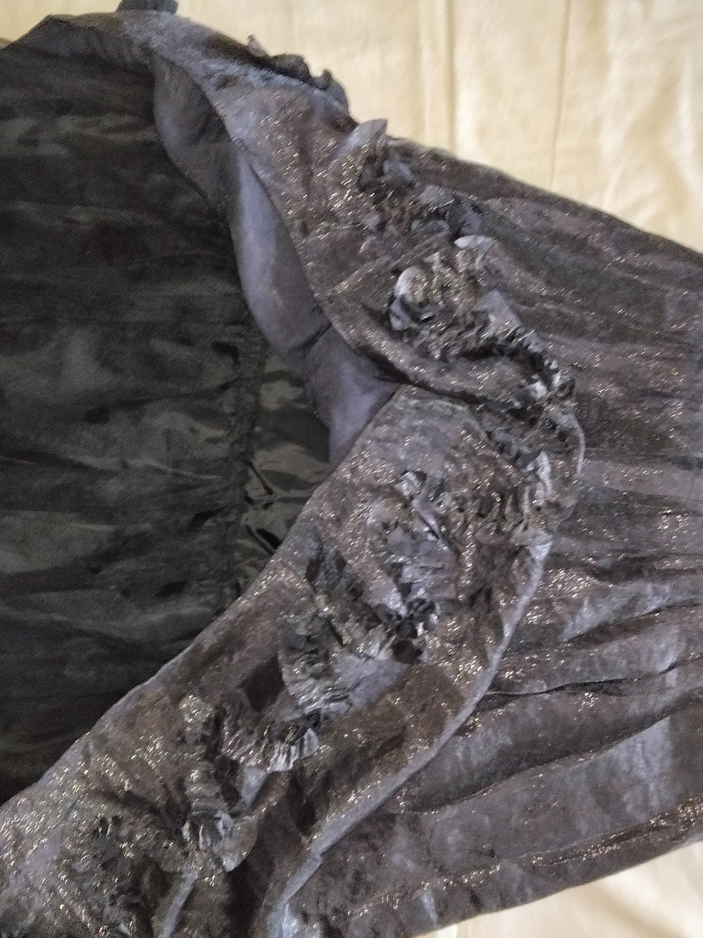 dressbarn Black Sparkle Evening Dress - Picture 3 of 5